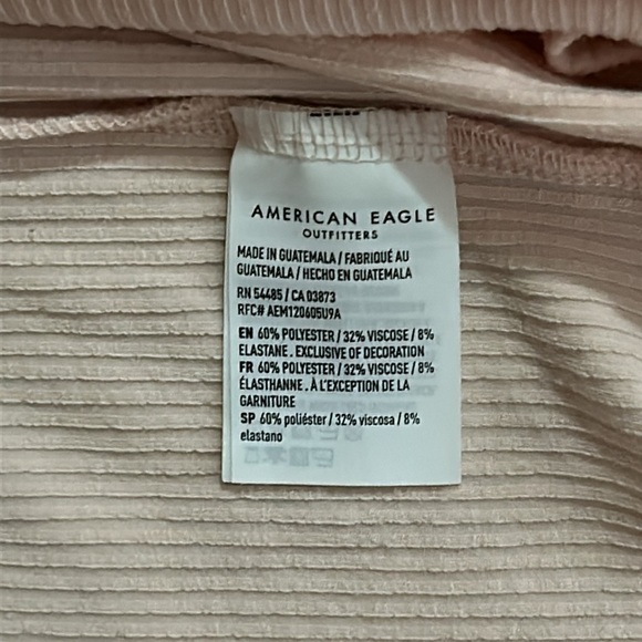 American Eagle lace trim, pink tank top, size M - Picture 4 of 6